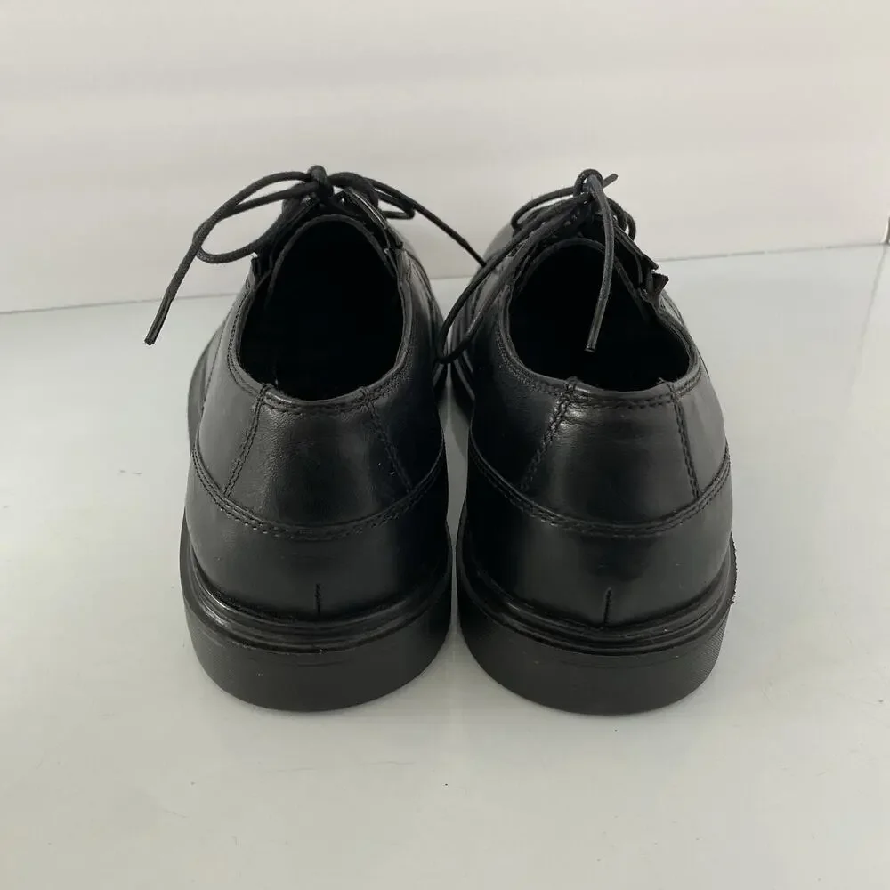 Mens Bostonian Black Leather Waterproof Shoes Size 9.5 Office Work Lightweight‎